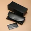 26 Modelos Nuevos de Estuche Blando Negro Doble Estilo Cubierta en V, Juego de Tres Piezas para Gafas, Caja de Papel para Empaque de Gafas de Sol, Se Puede Imprimir con Logo
