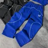 Moda Calle Alta Estampado de Letras Personalizado Hip-Hop Retro Simple Y2K Invierno Sudadera con Capucha y Pantalones Deportivos