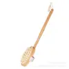 Masajeador de bambú desmontable transfronterizo en stock, cepillo para meridianos, cepillo de aguja de acero para aliviar la picazón, cepillo alisador y de baño con cerdas de cerdo negro