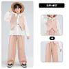 Ropa de moda infantil para Street Dance Trajes para Niños Chaleco Conjunto de Baile Locking Atuendo de Pasarela para Danza Jazz de Niñas