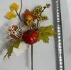 Ramos de Flores Decorativas de Ação de Graças para Novos Produtos Transfronteiriços, Decorações para o Festival da Colheita de Outono, Abóboras Folhas de Bordo, Ramos Curtos para Halloween