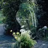 Bem-vindo ao Casamento Decoração de Espelho com Formato Especial Gramado Casamento ao Ar Livre Europeu Simples Acrílico Sinal de Boas-Vindas Criativo Aniversário