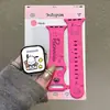 Correa de silicona de cachorro lindo para Apple Watch iwatchsS11/10/9 Apple Ultra3 gris SE