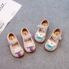 Sapatos Fofos de Desenho Animado para Meninas 2025 Primavera e Outono Novos Sapatos de Princesa para Crianças Boca Rasa Sapatos de Interior para Jardim de Infância Sapatos de Bebê