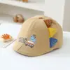 Gorra para Niños con Bordado de Dinosaurio Lindo, Nuevo Boina Coreana Estilo Primavera para Niños, Gorra de Visera Delantera Moda y Elegante