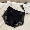 Nova Roupa Íntima Feminina Estilo Chinês Levemente Luxuosa de Cetim e Renda Cor Vermelha Ancora Levanta Barriga e Quadril Sexy Sem Marcas Outono e Inverno