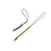 Corda trançada de fio de ouro requintada moda corda de celular cabeça de metal sininho corda acessórios de hardware corda para pendurar atacado