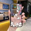 Capa Magnética Fofa de Desenho Animado Bubu para Apple 18 Pro Max, Capa Protetora Pintada para iPhone 15 Pro