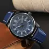 Nuevo baidajia cinturón serie de hombre cuarzo calendario tres manecillas redondo moda casual hebilla de pasador reloj suministro