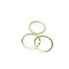 Partes para Llavero Anillo para Llaves Accesorios para Llavero Anillo de Hierro Anillo de Aleación Hebilla Partes Venta al por Mayor Adornos Metálicos Decorativos