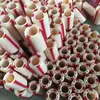 Eixo de rebobinamento de fita, luva, máquina de corte de fita adesiva, carretel, bucha de tamanho grande, eixo de enrolamento, luva de borracha, barra de tensão, arruela de pressão