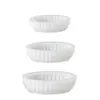 Molde de silicona para cuenco de almacenamiento ovalado con borde ondulado estilo Ins, molde para plato de frutas a rayas plisadas, molde para taza de vela a rayas