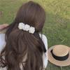 Ins Grampo de Cabelo Flor de Camélia Estilo Pequeno Fragrante Super Fada Flor de Verão Parte de Trás da Cabeça Top Sentimento Acessórios de Cabelo Headwear de Nicho