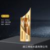 Nuevo Trofeo de Cristal Impresión 3D Material Nuevo Creativo Medalla Hecha a Medida Impresión a Color Reunión Anual Corporativa Premio de Reconocimiento Destacado