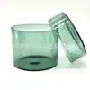 Hongyu 10 oz Simple Personalizable con Logo Spray de Colores Vela Aromaterapia Frasco Redondo Pequeño de Vidrio con Tapa