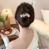 Pin para el pelo lujoso de tamaño grande con un delicado lazo, elegante y con estilo, pinza retorcida dulce estilo coreano para cabello grueso