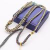 Accesorios nueva joyería colgante de jade cordón frotar algodón semiacabado cera de abejas collar de moda cordón al por mayor