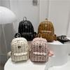 Mochila Impresa Retro Simple Transfronteriza 2025 Nueva Moda Textura Gran Capacidad Mochila para Mujer Bolsa de Viaje para Mujer