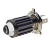 Faro delantero para motocicleta, coche eléctrico, LED, luz doble amarilla y blanca, con lente, pequeño monitor de acero, lámpara de 3570 cuentas, venta al por mayor de fábrica