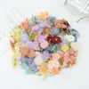 Flores Artificiales Falsas, Ramilletes de Flores de Crisantemo, Guirnaldas de Flores para Pasadores de Cabello DIY, Accesorios para Ropa, Arreglos Florales para Bodas, Ramilletes de Flores de Margarita Pequeña de 5 Ramas
