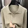 2026 Suéter de punto con cuello en V para hombre Ropa de punto para hombre Tejido grueso para hombre Más vendido Estilo nuevo Estilo de primavera Estilo Otoño/Invierno