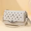 Nuevo Bolso Bandolera Transfronterizo Bolso de Moda para Mujer de Mediana Edad Temperamento Combinable Cuero Suave Gran Capacidad Multicapa Bolso de Hombro Venta al Mayoreo