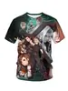 2025 Camiseta Tema Final Fantasy Masculina Feminina Tops Anime Manga Curta Casual Tamanho Grande Tops Streetwear