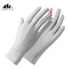 Guantes de Protección Solar de Verano para Mujer Guantes de Exposición de Dedos con Pantalla Táctil Protección UV Delgados Cortos Seda de Hielo Transpirables Sensación de Hielo Conducción al Aire Libre