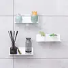 Estante de Almacenamiento de Pared Acrílico sin Perforaciones Estante Flotante Estante de Pared Montado en Pared para Cocina Baño Sala de Estar Estante de Almacenamiento de Pared