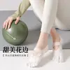Meias de Cinco Dedos, Meias de Cano Baixo, Meias de Pilates Yoga para Mulheres, Silicone Antiderrapante Profissional, Calcanhar Antiderrapante, Esportes de Fitness Indoor Estilo Feminino
