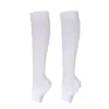 Exclusivo transfronterizo para Europa y Estados Unidos para calcetines elásticos color liso calcetines de compresión secuencial medias para correr al aire libre al por mayor en stock
