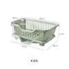 Rack de Secagem de Louça para Pia de Cozinha Doméstica Prateleira de Armazenamento de Filtro de Água para Bancada Armário Caixa de Armazenamento Cesta de Escorrer Louça para Tigela e Hashi Utensílios de Mesa
