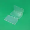 Caja de Plástico PP, Caja Plástica Plana Rectangular, Caja de Almacenamiento para Herramientas y Papelería, Caja Organizadora para Documentos y Recibos, Caja Transparente