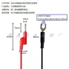 Cabo de Teste Experimental 10A/20A com Plugue em U para Plugue Banana de 4mm, Conexão de Alimentação com Terminal de Garfo em U