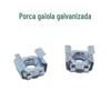 Porca de braçadeira galvanizada de aço carbono furo quadrado porca flutuante fivela de ferro porca de gabinete 1 / 4-20 5 / 16-18