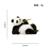 Broche de Panda Realista Cultural e Criativo Estilo Chinês Lembrança de Viagem Pequeno Presente Novo Criativo Broche de Panda Transfronteiriço