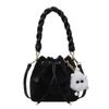 Bolso de axila Youzi estilo coreano para mujer 2024 primavera nuevo bolso cubo de moda textura versátil bolso cruzado casual