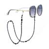 Gafas de sol cadena para gafas gafas de lectura gafas para miopía cordón decorativo con forma de cordón cuerda negra para gafas comercio exterior mismo estilo cadena de cordón
