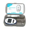 Suministro glucómetro comercio exterior productos en inglés medición precisa codificación automática con tira reactiva glucómetro de medición rápida