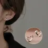 Brincos de Ponto de Interrogação e Exclamação de Nicho Coreanos e Japoneses para Mulheres, Estilo Fashion de Celebridade da Internet, Design Simples e Único, Tendência de Brincos Versáteis para Estudantes