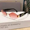 Nuevas Gafas de Sol Kajia para Mujer, Estrellas Celebridades de Internet Europeas y Americanas, Gafas de Sol Retro de Metal Poligonales sin Marco en Forma de Rombo