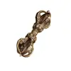Ornamento de cetro Vajra em liga, colecionável criativo feito à mão em metal, instrumento ritualístico estilo Xizang, artigos de artesanato para atacado