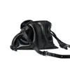 Bolso de Mujer de Piel Genuina 2025 Estilo Nuevo Gama Alta Casual Versátil Cierre de Cordón Textura Bolsa de la Suerte Bolso de Hombro Único Cruzado Bolso de Mujer
