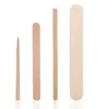 Palillo de Cera para el Cabello, Palillo de Cera, Cera para Definir Cejas, Palillo de Madera para Raspar Cera, Set de Palillos Desechables de Cera para Depilación, Artículos de Origen