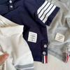 Polo de verano 2025 para niños y niñas, camiseta sencilla con estampado de Lar, marca de moda para bebés, manga corta TB