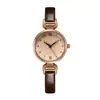 Reloj de Examen Retro para Mujer, Estudiante Ins, Aspecto de Alta Gama, Lujo Accesible, Estilo Británico, Esfera Pequeña, Reloj de Cuarzo para Mujer