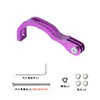 Suporte de garfo dianteiro GOPRO em liga de alumínio de liberação rápida, adequado para bicicletas dobráveis/de estrada BROMPTON, suporte para luz de garfo dianteiro