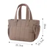Bolsa tote acolchada aislante exclusiva transfronteriza, bolsa de almuerzo para mujer, bolsa para lonchera de oficinista, bolsa de almuerzo para commuting de gran capacidad