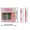 Kit de Cílios Postiços Transfronteiriços Grande Capacidade Série Wm Novos Europeus e Americanos Olhos Fotogênicos Estilo Comic Cílios Espessos e Volumosos