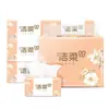Papel de seda Jierou, estilo pintura al óleo, papel de seda artístico engrosado, 4 capas, 80 hojas, papel de servilleta para uso doméstico, venta al por mayor por caja